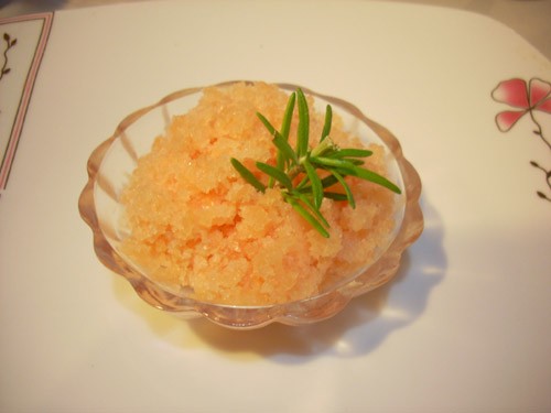 Граните из красного грейпфрута (с розмариновым мёдом и шоколадом ) Ананасовый лёд с шоколадом