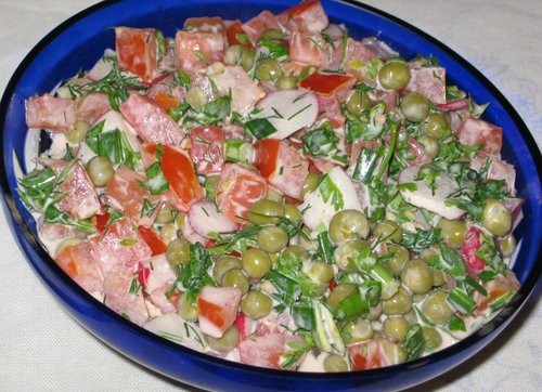 Большое спасибо за быстрый и очень вкусный салатик: Салат "Завтра зарплата"