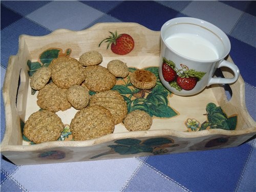 Сладкое печенье с кунжутом