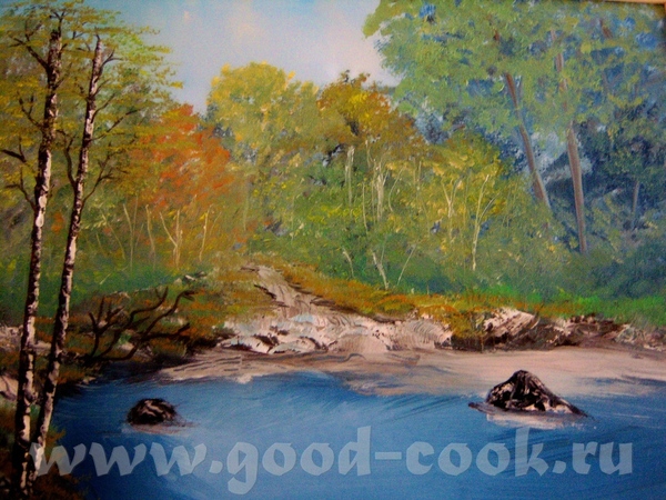 Ну вот и моя первая проба кисти (апрель 2010, холст, масло, 50х60)