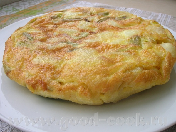 TORTILLA CON AJOS TIERNOS - Тортилья с молодым чесноком Как правильно делать тортилью,я описывала з...