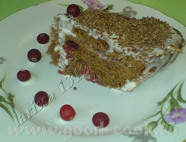 Девчата, вкуснятины сколько наготовили, просто пир на весь мир ТОРТ ШОКОЛАДНЫЙ С КЛЮКВОЙ от Салат "...