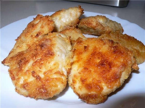 Танюша еще спасибо за "Куриное филе в сыре и сухарях", вкусно и нежно, благодаря сыру мясо остается...