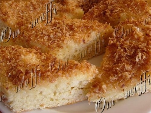 Ну вот и я добрась до кокосового пирога от - Оли