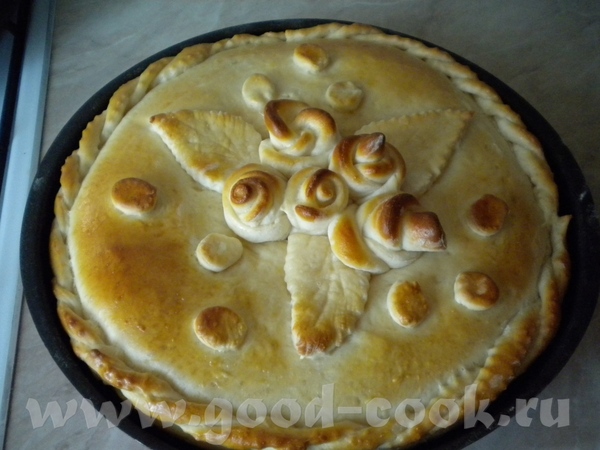 Пирог с капустой и яйцами