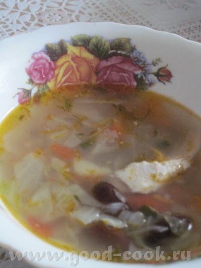 Щи с фасолькой