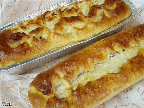 Рулеты с творогом и сушеной клюквой На 2 рулета: 500 г муки 1 ст