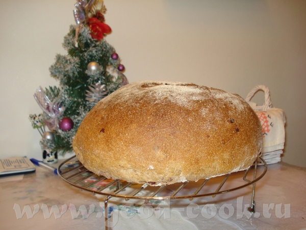 Испекла хлебушек в духовке