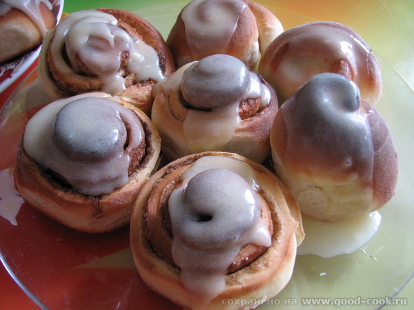 Cinnabon или просто чудо-булочки Тесто: 1 стакан теплого молока (45 ° С) 2 яйца комнатной температу...