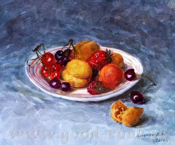 кселена я читала что для кухни, лучше всего натюрморт делать с персиками апельсинами, ярких цветов,... - 10