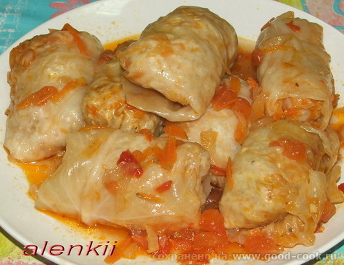 Голубцы с мясом и грибами