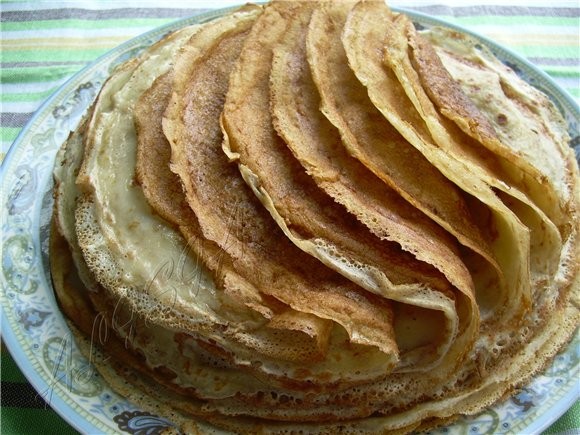 БЛИНЫ С БАНАНОМ ДЕСЕРТНЫЕ