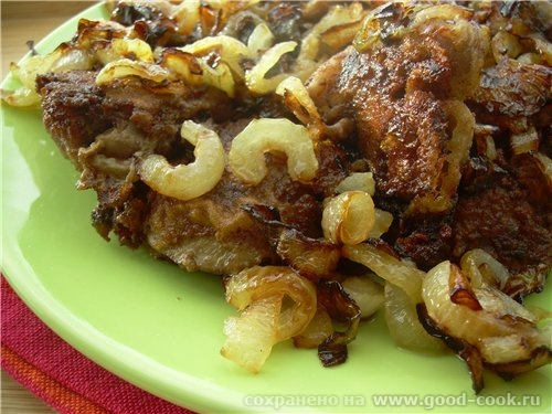 Алена несу спасибо за Хит сезона Жареная куриная печень, маринованная в горчично-соевом маринаде