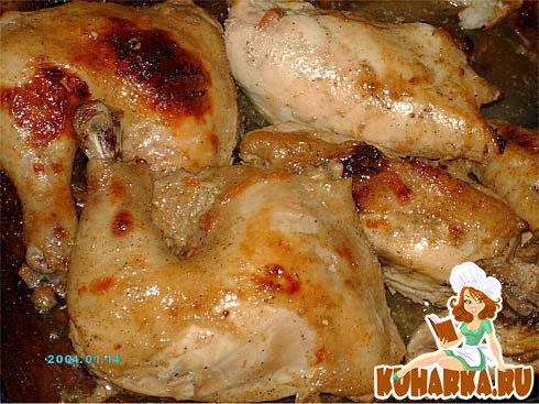 Курица в маринаде из кефира