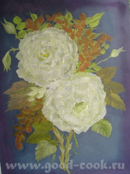 холст б/у 30/25,масло - 2