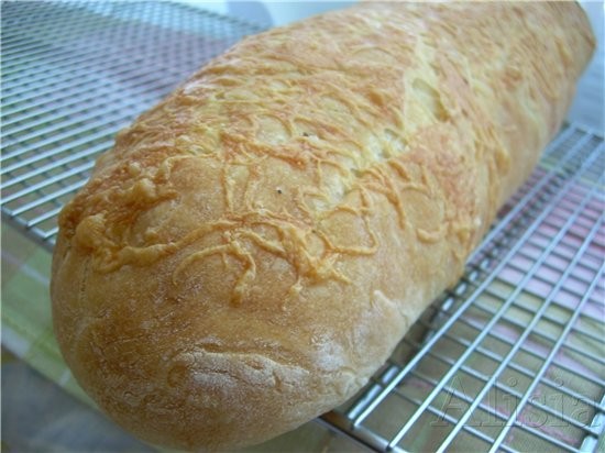 Для любителей хлеба с сыром предлагаю отличный рецепт из новой книги хлебных рецептов - 5