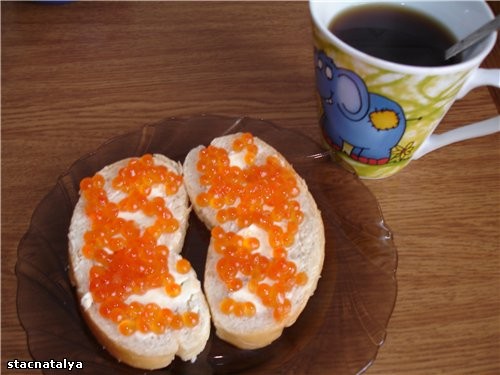 Мой сегодняшний завтрак А это для вас, девочки, угощайтесь
