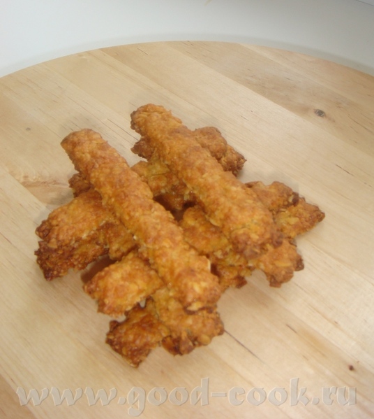 Овсяные палочки с сыром