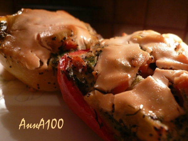 Фаршированные овощами перчики - 2