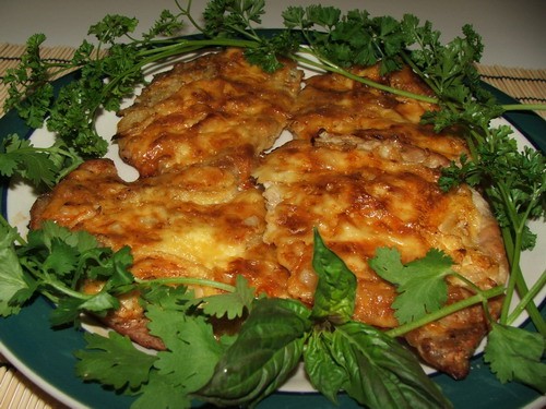 Мясо с сырной корочкой 500 гр мяса без костей 2-3 ст
