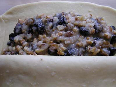 Кишмишли-гозлу пирог - Орехово-кишмишный пирог от Гюли - 2