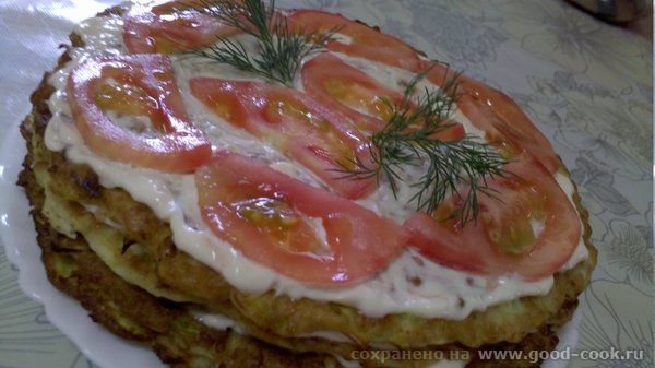 кабачковый торт