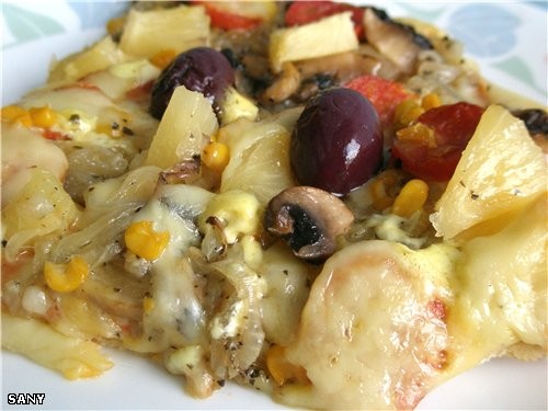 ПИЦЦА «GOURMET» (для настоящих гурманов) Для этой пиццы нам понадобится : Готовая основа для пиццы... - 2