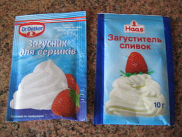 А это ли часом не аналог загустителя для сливок от д-р Эккер