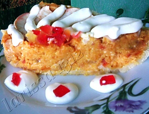 Девочки, предлагаю необычный чизкейк, очень нежный и вкусный