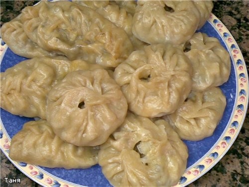 Плов с курицей Манты с мясом и зеленью и рулеты с мясом и тыквой Лагман Манты с картошкой Паровые р... - 5