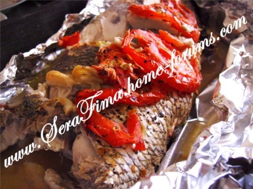 Куллядж Голубцы Мтаббаль Пирожное с персиками и орешками Рыбка запеченая и еще селедка под шубой Ри... - 5