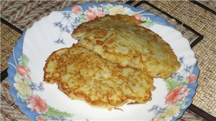 А мы драниками наслаждались
