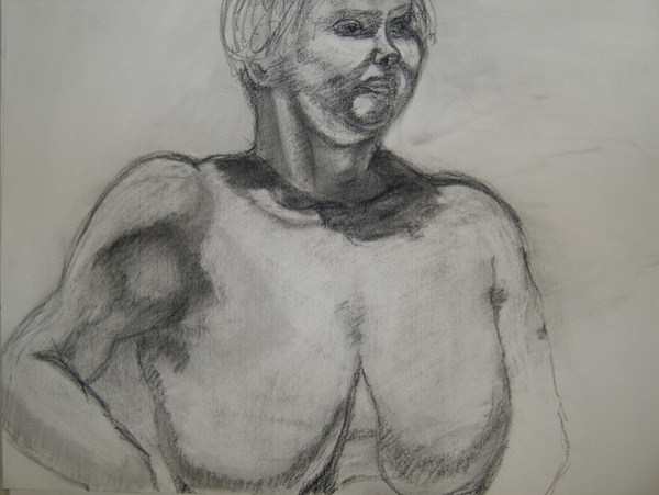 Ща я вам навалю своих рисунков Figure drawing типа надо было вписать в лист, чтобы фигура касалась... - 5