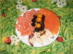 Лавашные рулетики Разные сорта колбасы с овощами от Нелли Рыба Ето индейка, запеченная в томатном с... - 3