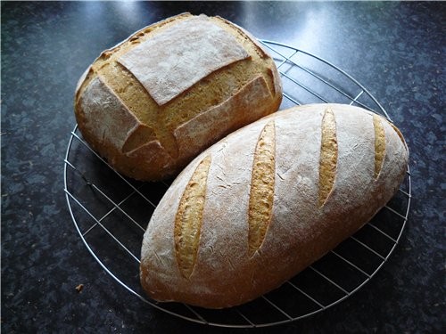 ТВОРОЖНЫЙ ХЛЕБ С POOLISH - QUARKBROD mit POOLISH - 2
