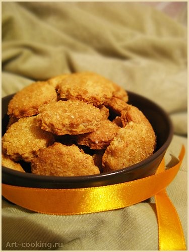 Недавно делала вкусное миндальное печенье)
