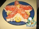 "Морская звезда" по-королевски От nikulj Невероятно вкусный салат из морепродуктов и рыбы - 7
