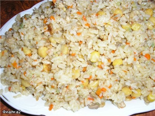 СИРКАНИЗ - БУХАРСКИЙ ЧЕСНОЧНЫЙ ПЛОВ (нераздельное - блюдо для гостей) - это можно перевести с фарси...