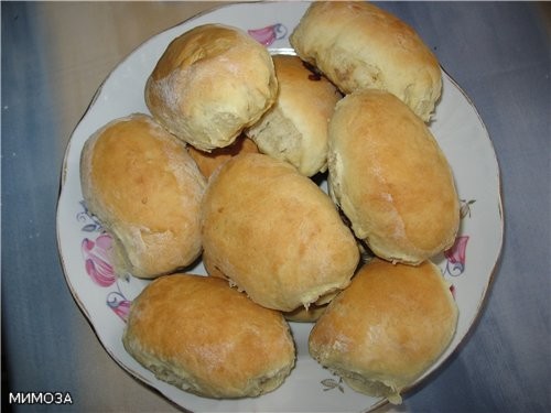 ПИРОЖКИ ИЗ ХРУЩЕВСКОГО ТЕСТА С МЯСОМ РЕЦЕПТ ХРУЩЕВСКОГО ТЕСТА ДАВАЛА ТУТ Начинка - потушила кусок д...