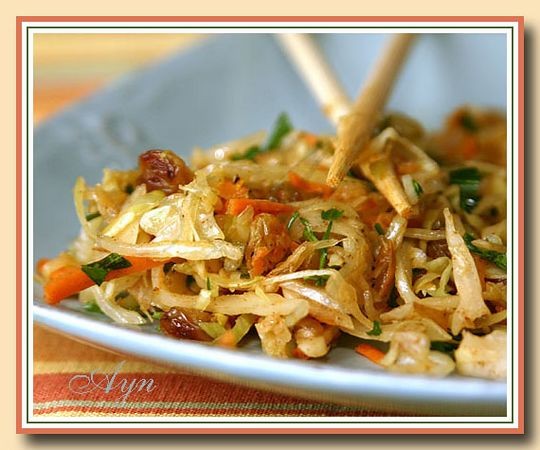 Капуста с восточными ароматами