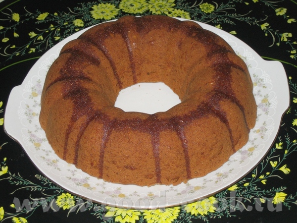 Рецепт из книги "1 mix, 100 cakes" КОФЕЙНО-ОРЕХОВОЕ КОЛЬЦО Coffee & Walnut Ring Сухой, нежнейший, б...