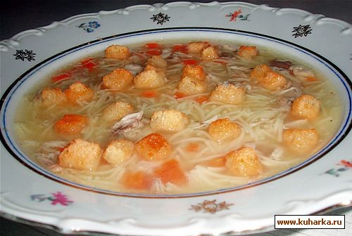 Затем был картофельный суп на ребрышках с хлебушком от Алёны , куриный суп , картофельное пюре с жа... - 2
