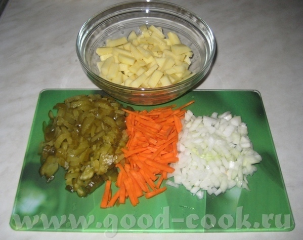 РАССОЛЬНИК НА МЯСНОМ БУЛЬОНЕ Для кастрюли емкостью 3 л - 3