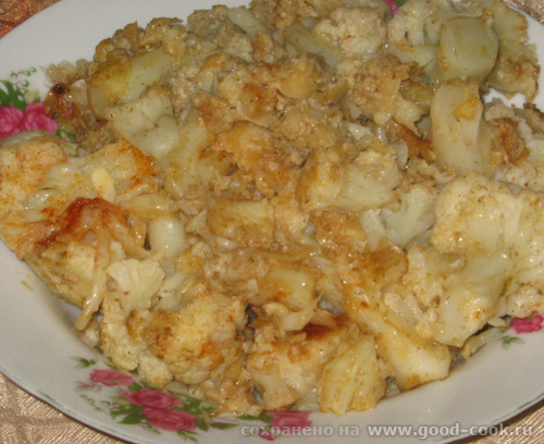 Вчера мы ужинали печенью от Алены с цветной капустой: Жареная куриная печень, маринованная в горчич... - 4