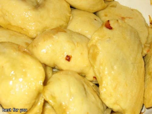 Вареники с картошкой и с капустой Оливки Нарезка Фаршированная щука Ребрышки, запечённые в фольге К...