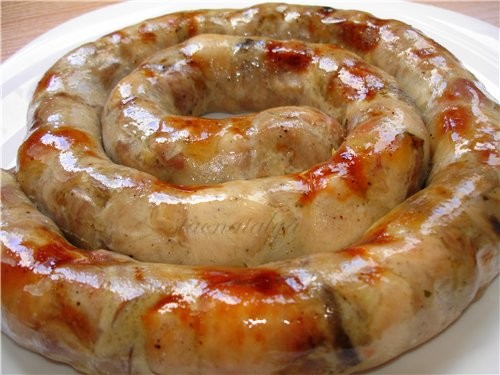 Алиса, спасибочки тебе за идейку куриной колбаски Я свинные часто делаю, с рисом и грибами делаю, а...