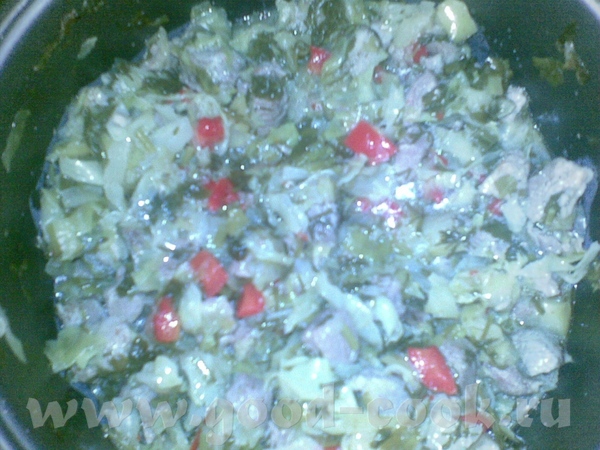 Свинина, тушенная с овощами