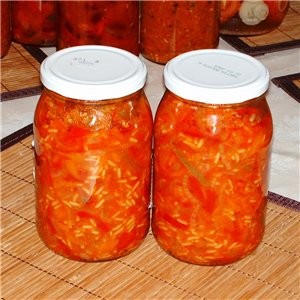 И я хочу показать свою коллекцию: Это рисовый салат с овощами от меня "Тещин язык ", повторила за в... - 2