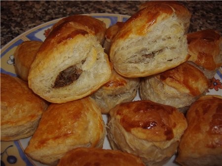 ,собралась я на выходных сделать пирожки с мясом из теста фило