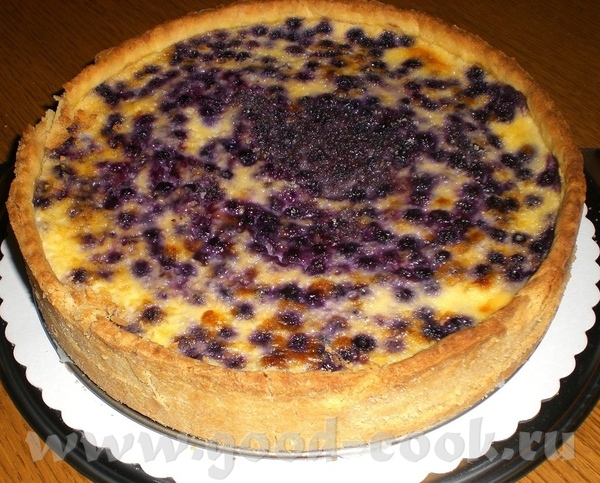 Saftiger Heidelbeerkuchen Сочный пирог с черникой